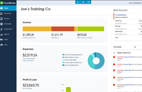 QuickBooks Accounts